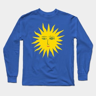 Sun Face Long Sleeve T-Shirt